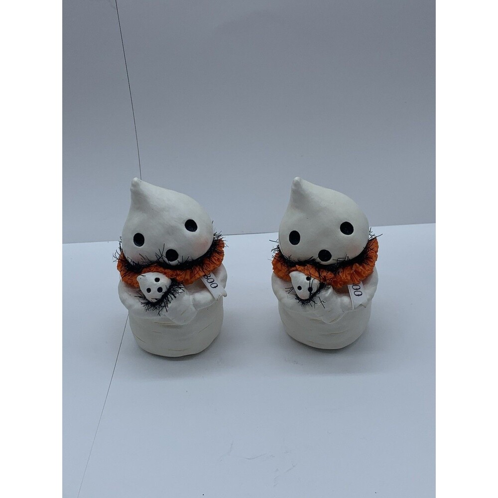 Bethany Lowe by Artist Michelle Allen Halloween Boo with Baby MA3074 Lot Of 2